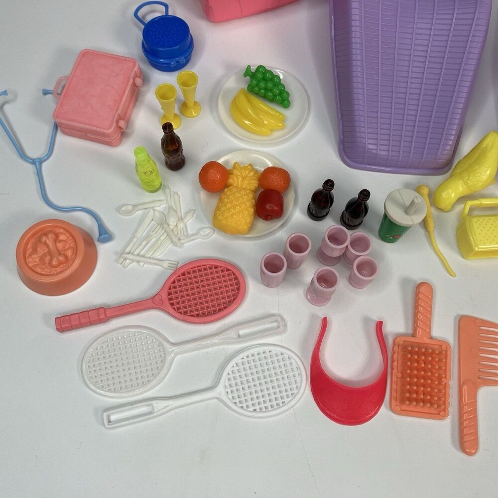Vtg 1980s Barbie Accessories Pool Party Camping Assorted Incomplete - Picture 9 of 10